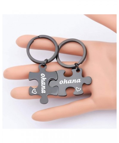 Ohana Puzzle keychain set Ohana Gift for Best Friend,Family (BL ohana puzzle) Bl Ohana Puzzle $9.45 Pendants