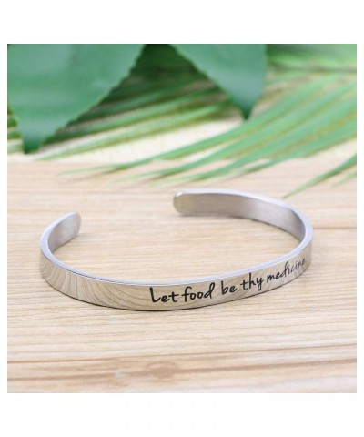 Inspirational Motivational Encouragement Cuff Bracelet for Women Girls Stainless Steel Cuff Jewelry Birthday Mothers Day Chri...