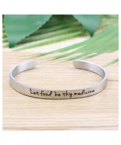 Inspirational Motivational Encouragement Cuff Bracelet for Women Girls Stainless Steel Cuff Jewelry Birthday Mothers Day Chri...