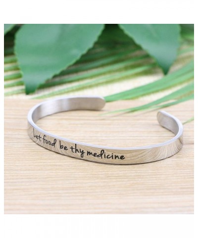 Inspirational Motivational Encouragement Cuff Bracelet for Women Girls Stainless Steel Cuff Jewelry Birthday Mothers Day Chri...