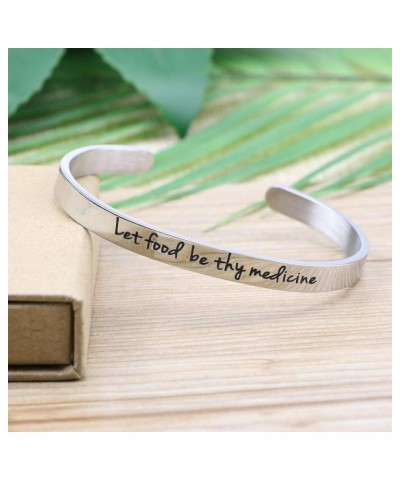 Inspirational Motivational Encouragement Cuff Bracelet for Women Girls Stainless Steel Cuff Jewelry Birthday Mothers Day Chri...