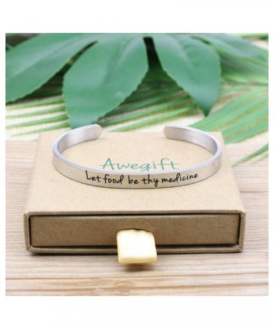 Inspirational Motivational Encouragement Cuff Bracelet for Women Girls Stainless Steel Cuff Jewelry Birthday Mothers Day Chri...