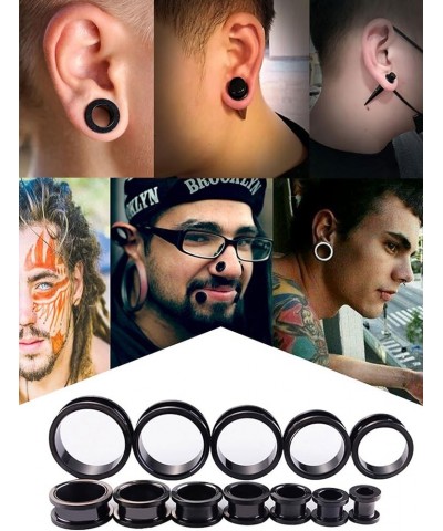 Stainless Steel Ear Stretching Taper Tunnel Starter Kit - 36 Piece Set 14G - 00G Black $10.82 Body Jewelry