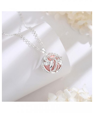 Harmony Bola Hummingbird Angel Caller Pregnancy Women Necklace Guardian Angel Wishing Chime Mexico Ball Pendant for Future Ma...