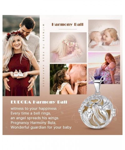 Harmony Bola Hummingbird Angel Caller Pregnancy Women Necklace Guardian Angel Wishing Chime Mexico Ball Pendant for Future Ma...