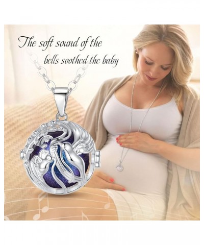 Harmony Bola Hummingbird Angel Caller Pregnancy Women Necklace Guardian Angel Wishing Chime Mexico Ball Pendant for Future Ma...