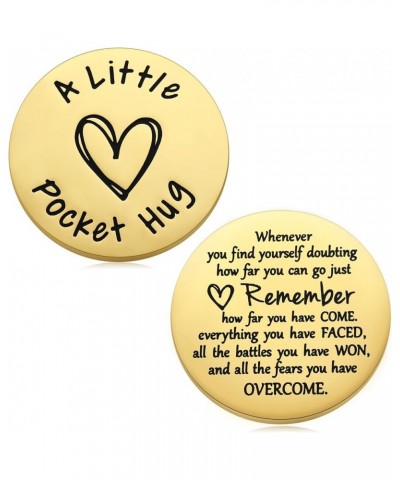 Little Pocket Hug Token Inspirational Gifts for Boys Girls, Cheer Up Long Distance Relationship Keepsake Gifts for Friends Fa...