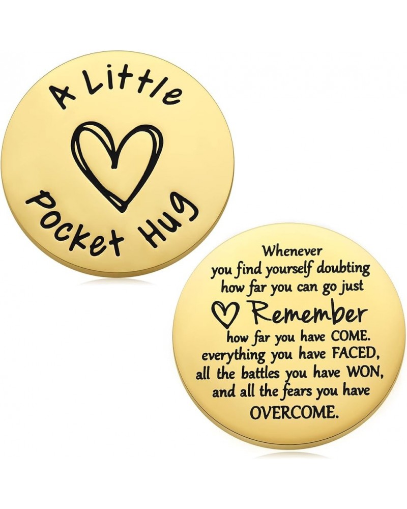 Little Pocket Hug Token Inspirational Gifts for Boys Girls, Cheer Up Long Distance Relationship Keepsake Gifts for Friends Fa...