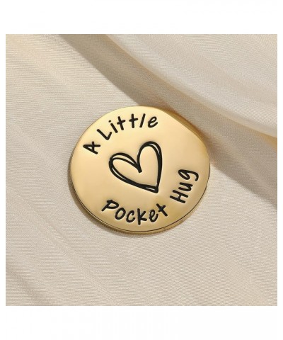 Little Pocket Hug Token Inspirational Gifts for Boys Girls, Cheer Up Long Distance Relationship Keepsake Gifts for Friends Fa...