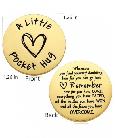 Little Pocket Hug Token Inspirational Gifts for Boys Girls, Cheer Up Long Distance Relationship Keepsake Gifts for Friends Fa...