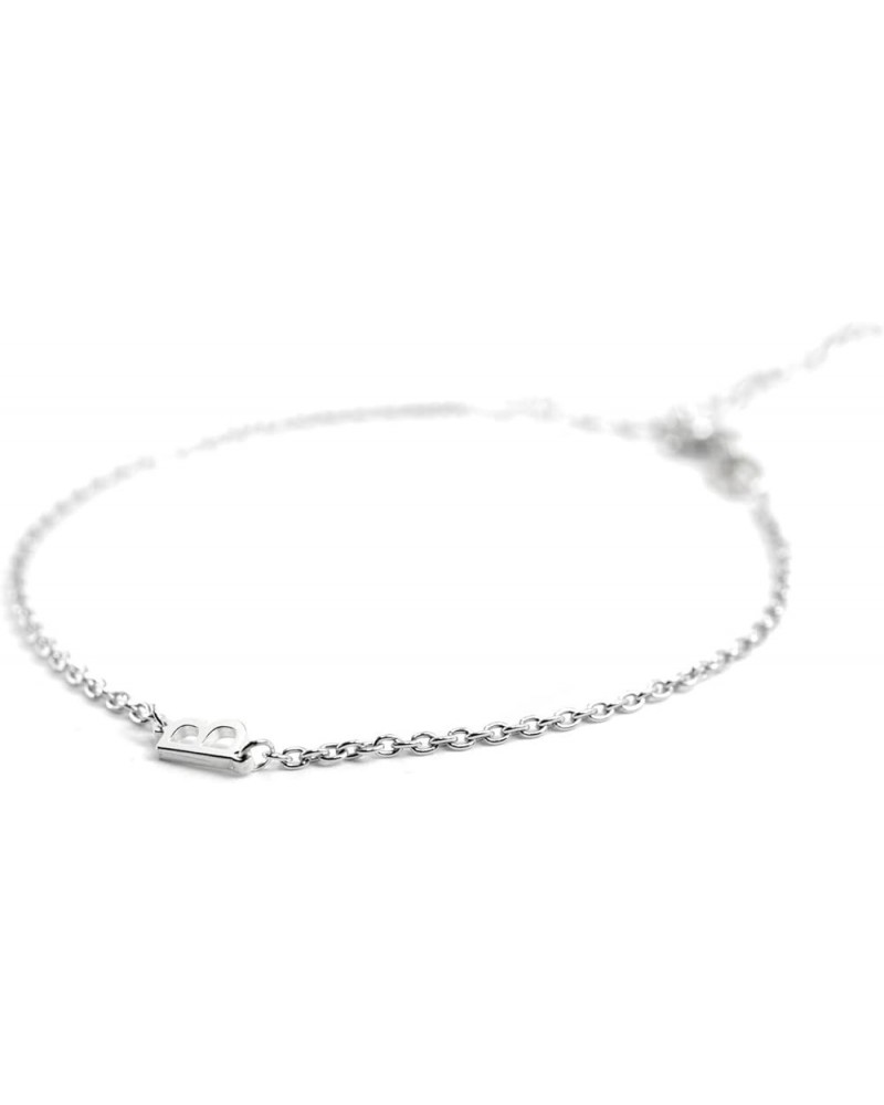 MINI INITIAL Bracelet Silver: B $12.90 Bracelets