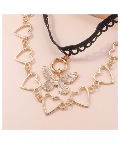 Boho Heart and Butterfly Leg Chain Sexy Multilayer Love Thigh Chain Summer Beach Body Jewerly for Women and Girls 1 $8.39 Bod...