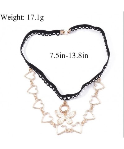 Boho Heart and Butterfly Leg Chain Sexy Multilayer Love Thigh Chain Summer Beach Body Jewerly for Women and Girls 1 $8.39 Bod...