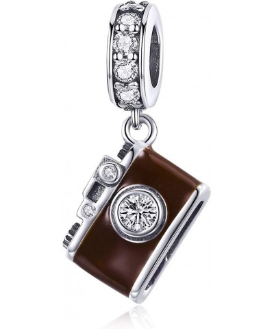 Bracelet Charm Bead Camera DIY Charm 925 Sterling Silver Fits Pandora Bracelet Necklace, European Charms Bracelet $11.69 Brac...