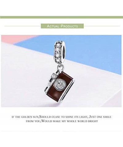 Bracelet Charm Bead Camera DIY Charm 925 Sterling Silver Fits Pandora Bracelet Necklace, European Charms Bracelet $11.69 Brac...