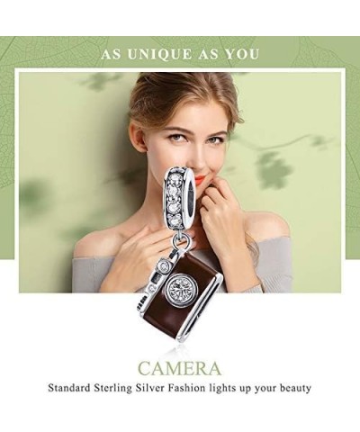 Bracelet Charm Bead Camera DIY Charm 925 Sterling Silver Fits Pandora Bracelet Necklace, European Charms Bracelet $11.69 Brac...