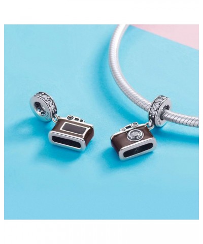 Bracelet Charm Bead Camera DIY Charm 925 Sterling Silver Fits Pandora Bracelet Necklace, European Charms Bracelet $11.69 Brac...