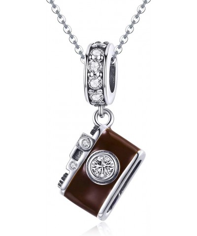 Bracelet Charm Bead Camera DIY Charm 925 Sterling Silver Fits Pandora Bracelet Necklace, European Charms Bracelet $11.69 Brac...