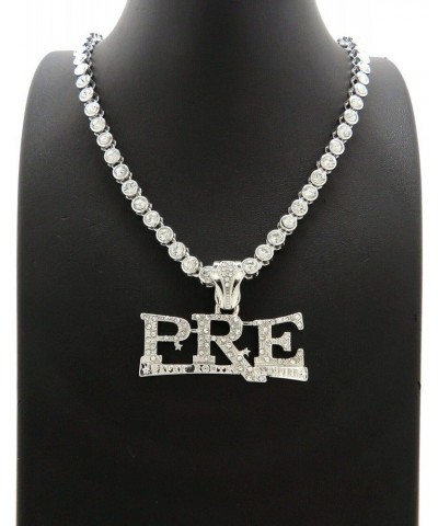 Hip Hop Jewelry Silver Plated PRE & Iced 18" 1 Row Big CZ Choker Chain Bling Necklace $14.57 Necklaces