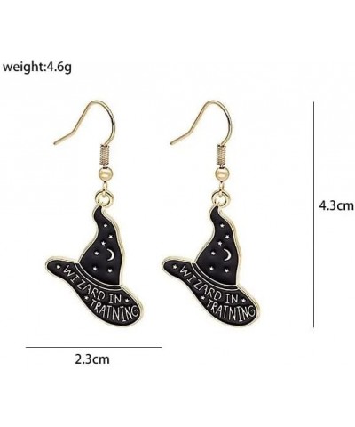 Enamel Halloween Earrings Sets For Women Cartoon Scary Funny Black White Ghost Drop Dangle Earring Y2k Jewelry Fashion Aesthe...