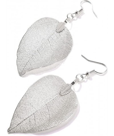 Leaf Earring Fashion Jewelry Dangle Drop Earrings Gift For Women And Girls Champaign Gold Silver $9.59 Earrings