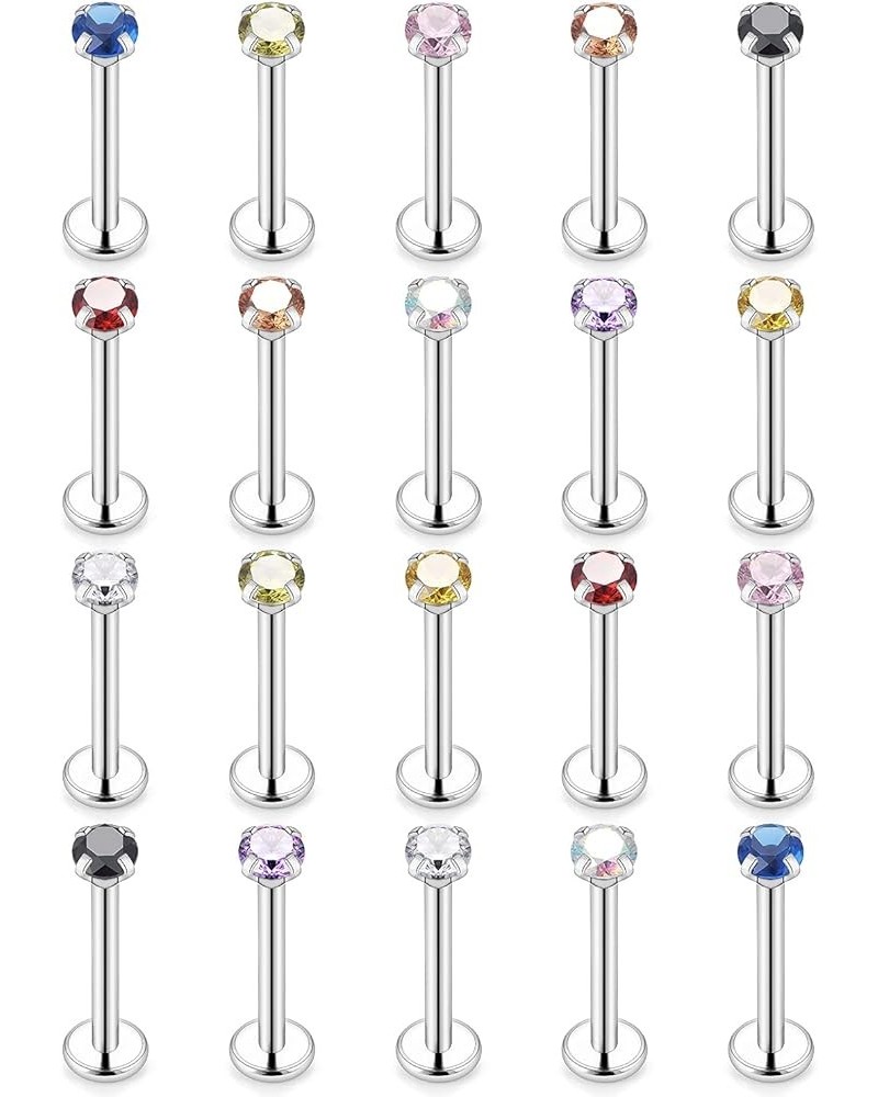 16G Lip Rings Stainless Steel Labret Monroe Lip Rings Nail Cartilage Tragus Helix Earrings Studs Ring Medusa Piercing Jewelry...