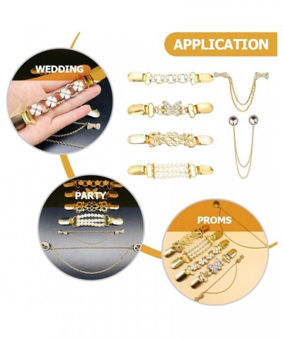 12 Pcs Sweater Clip Rhinestones Jacket Shirt Miss 20.5x14CMx2pcs Goldenx2pcs $29.63 Brooches & Pins