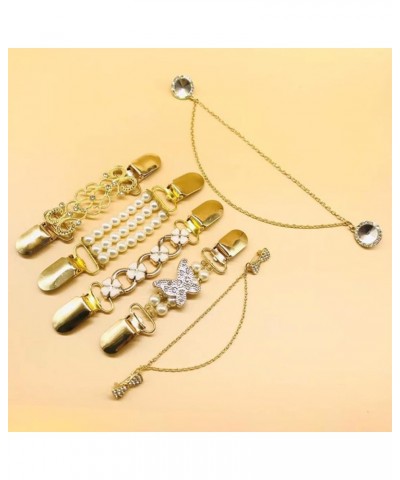 12 Pcs Sweater Clip Rhinestones Jacket Shirt Miss 20.5x14CMx2pcs Goldenx2pcs $29.63 Brooches & Pins