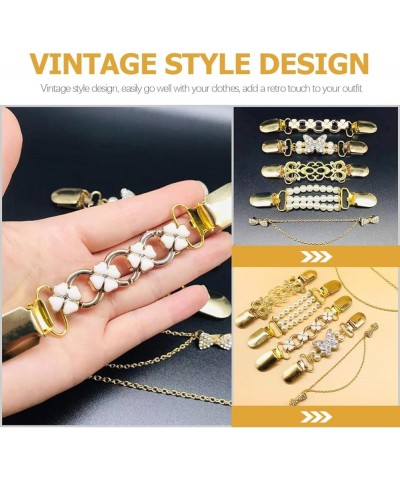 12 Pcs Sweater Clip Rhinestones Jacket Shirt Miss 20.5x14CMx2pcs Goldenx2pcs $29.63 Brooches & Pins