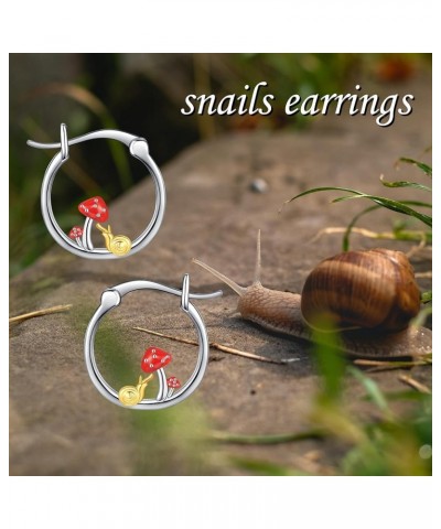 Corgi/Cat/Pig Earrings Sterling Silver Cute Hoop Earrings Animal Jewelry Gifts for Women Daughter Snail hoop earrings $19.71 ...