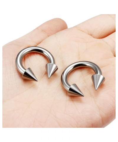 8G 6G Titanium Septum Ring Gauges Plug Tunnel Earring Stretching kit 8 Gauge Hypoallergenic Lobe Hoop Earring Medical Implant...