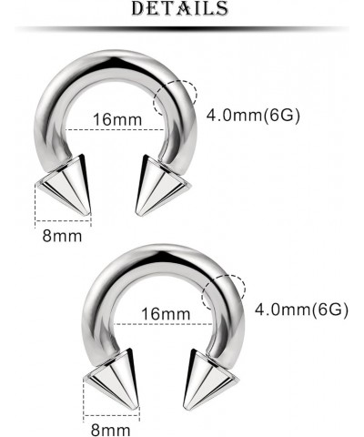 8G 6G Titanium Septum Ring Gauges Plug Tunnel Earring Stretching kit 8 Gauge Hypoallergenic Lobe Hoop Earring Medical Implant...