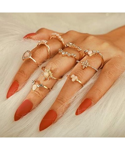 29-46Pcs Knuckle Rings Stacking Rings Set for Women,Vintage Boho Finger Rings Midi Rings Multi Size Rings Gift for Teen Girls...