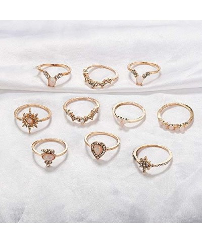 29-46Pcs Knuckle Rings Stacking Rings Set for Women,Vintage Boho Finger Rings Midi Rings Multi Size Rings Gift for Teen Girls...