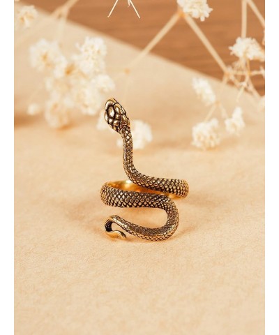 Gothic Goth Snake Ring, Snake Rings for Women, Gothic Ring, Goth Rings, Gothic Rings for Women, Snake Jewlery For Women 8 Gol...