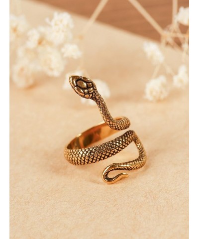 Gothic Goth Snake Ring, Snake Rings for Women, Gothic Ring, Goth Rings, Gothic Rings for Women, Snake Jewlery For Women 8 Gol...