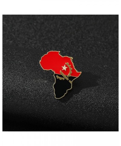 African Enamel Pins, Africa Map with National Flags Brooch Badges Lapel Pins for Backpack Jewelry Gifts for Women Men Friends...