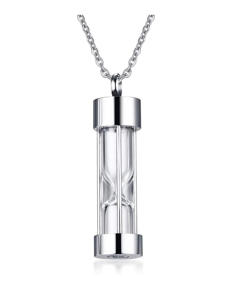 Memorial Jewellery Stainless Steel Glass Hourglass Shapes Urn Cremation Pendant Necklace,Gold Plated Sliver 1 piece $12.00 Ne...