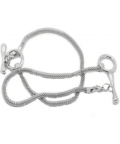 Toggle Clasp European Charm Bracelet 9in $7.64 Bracelets