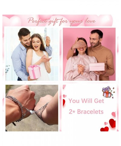 Couple Bracelets Matching Bracelets for Couples Valentine's Day Gifts for Boyfriend and Girlfriend First Valentines day Gifts...