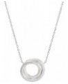 'Karma Swirl' Pendant Necklace in Sterling Silver, 18" + 2 $23.50 Necklaces