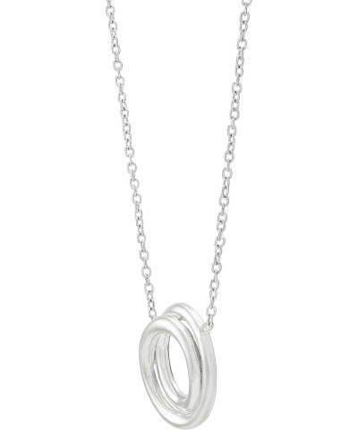 'Karma Swirl' Pendant Necklace in Sterling Silver, 18" + 2 $23.50 Necklaces