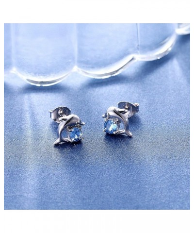 S925 Sterling Silver Unicorn Earrings Cat Earrings Elephant Earrings Panda Earrings Penguin Earrings Forever Love Animal Stud...