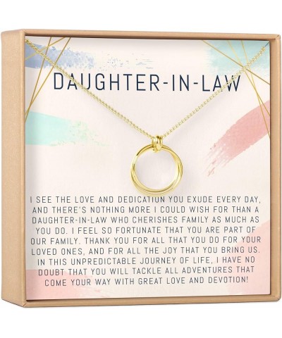 Daughter in Law Necklace | Sterling Silver Gifts For Women and Girls | Jewelry Pendant with Heartfelt Card | Infinity Necklac...