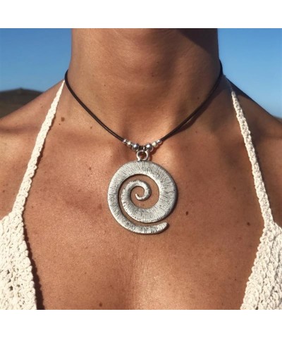 Y2k Necklace Fairy Grunge Jewelry Emo Accessories Emo Jewelry Cute Necklaces for Women Teen Girls Y2k Jewelry Swirl-Round 5 $...