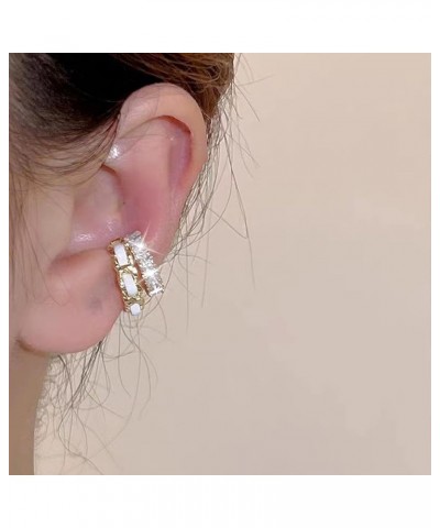 Ear Cuff for Women Chunky Gold Ear Cuff Earrings Clip On Cartilage Earrings Round Huggie Non Pierced Ear Cartilage Clip on Wr...