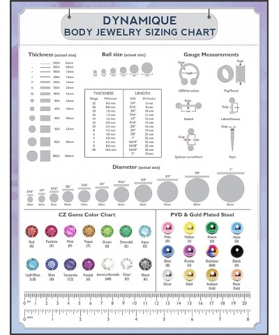 Dynamique Implant Grade Titanium Threadless Push In Labret With Round Bezel Set CZ and Star Dangle Top (Sold Per Piece) T: 1....