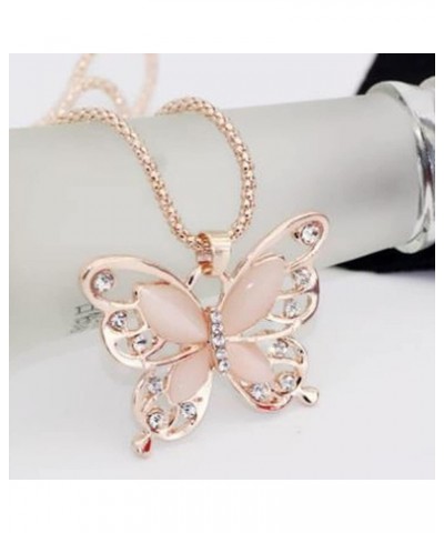 Necklace Rose Gold Necklace Butterfly Chain Necklace Pendant Necklace Gift For Women Dependable Performance Clever Clever $3....