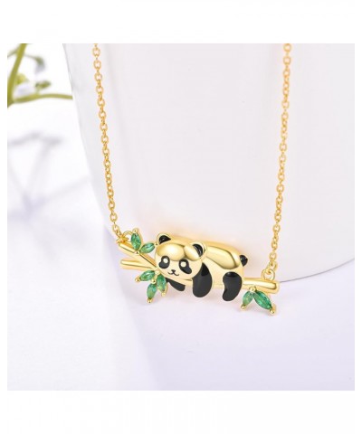 Sterling Silver Panda Necklace | Mom Panda Pendant | 12 Constellation Panda Jewelry Gifts for Women Girls with 18''+2'' Chain...