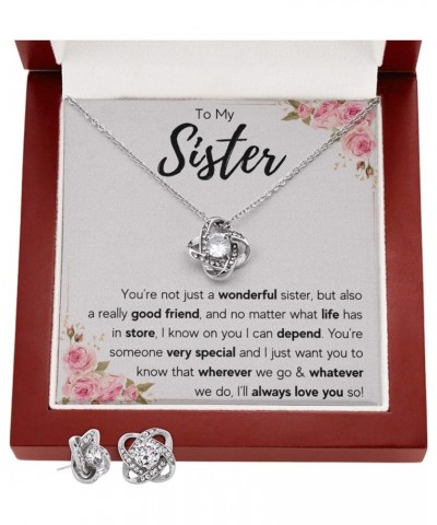 Sisters Gifts From Sister Necklaces For 2 Big Sister and Little Sister Happy Birthday Present For Women Jewelry Best Sister w...